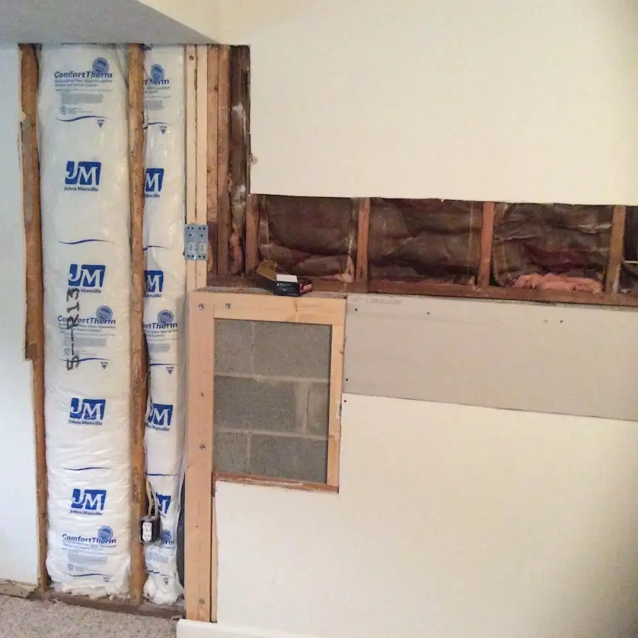 Wall insulation replacement during Odor Removal & Deodorization in Pepper Pike